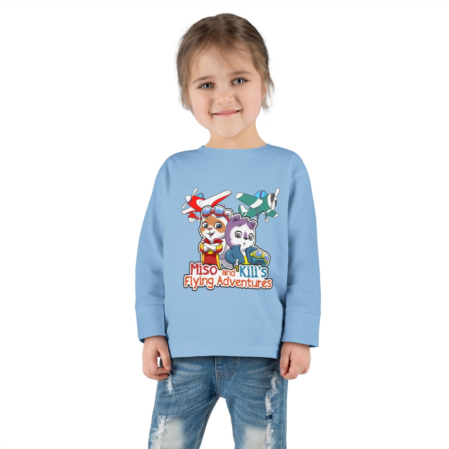 Miso and Kili Toddler Long-Sleeve Tee
