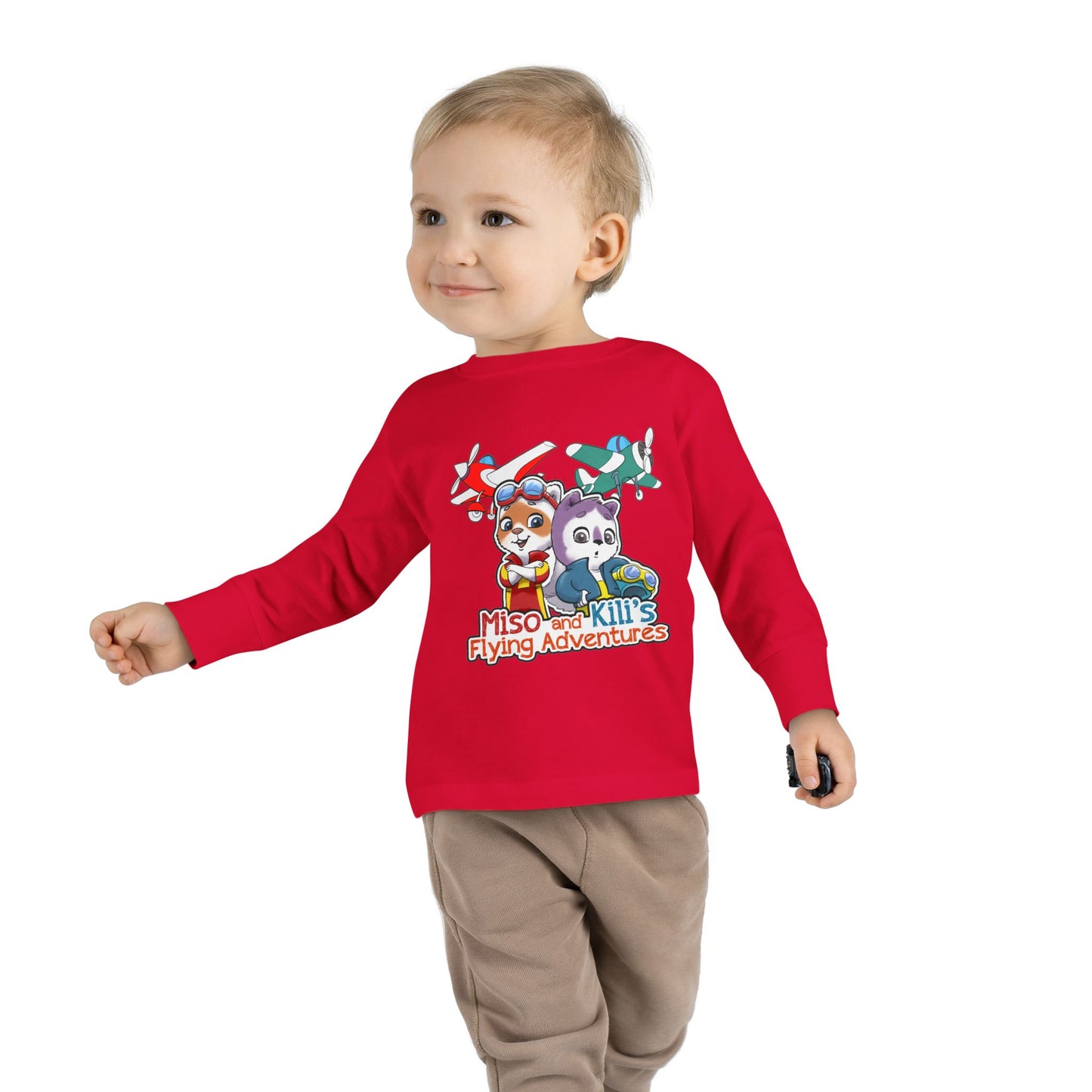 Miso and Kili Toddler Long-Sleeve Tee