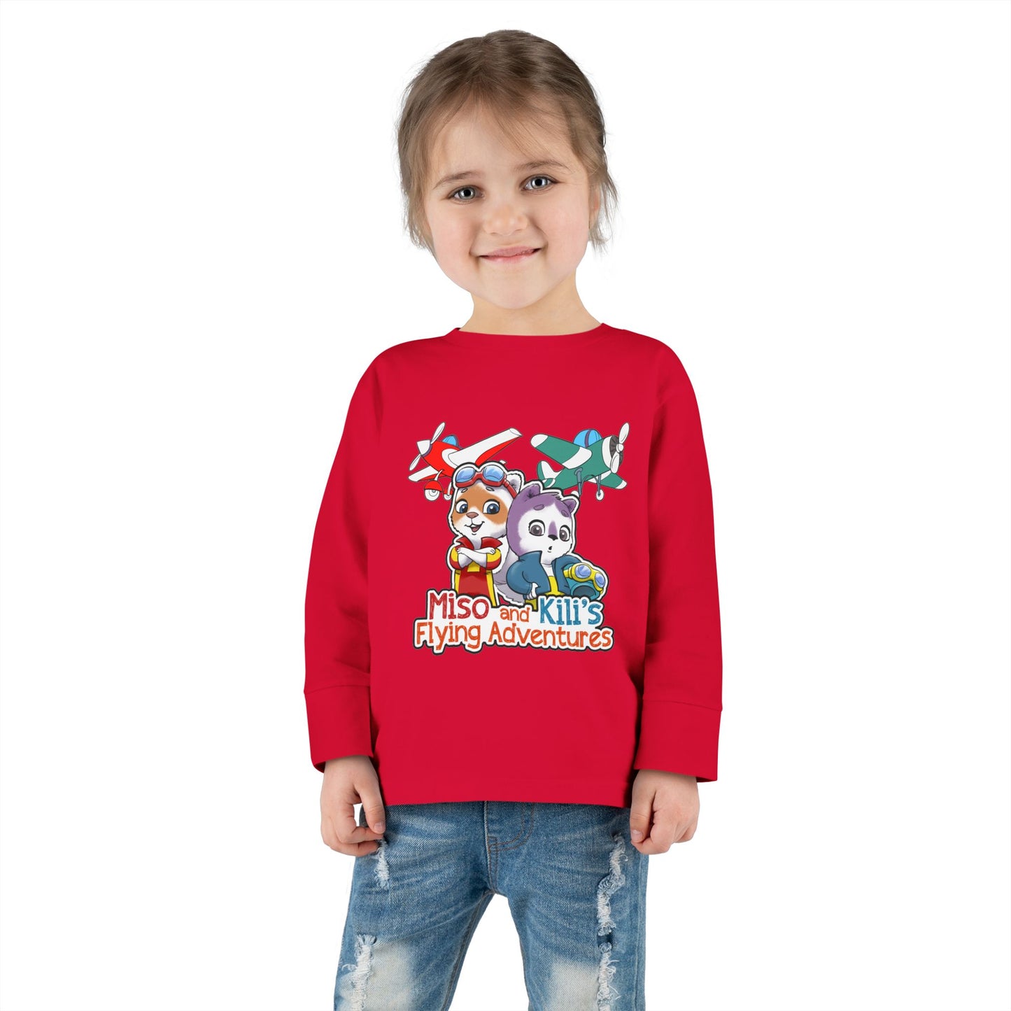 Miso and Kili Toddler Long-Sleeve Tee