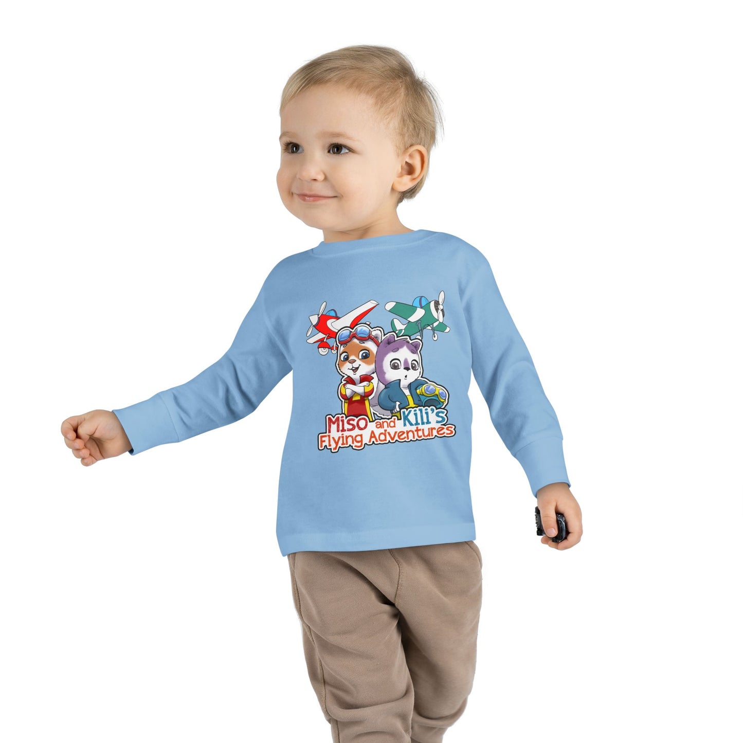 Miso and Kili Toddler Long-Sleeve Tee