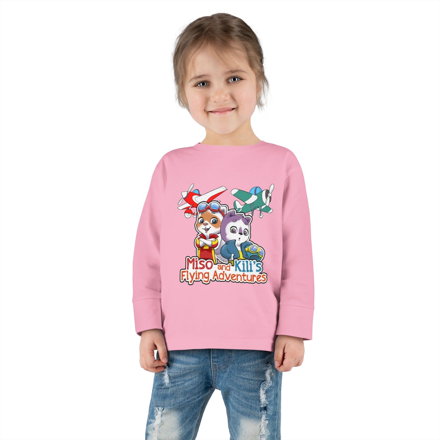 Miso and Kili Toddler Long-Sleeve Tee