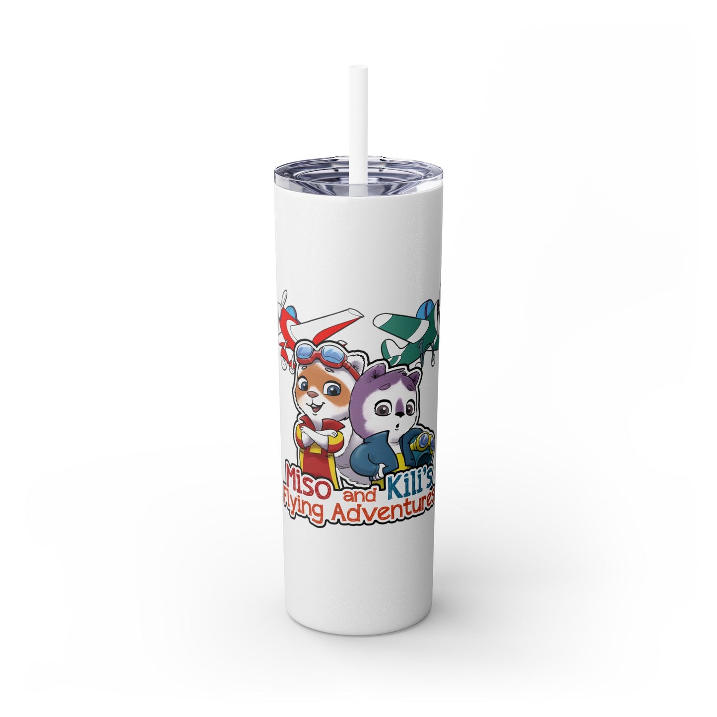 Miso and Kili Tumbler with Straw, 20oz