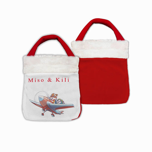 Miso and Kili Christmas Reticule