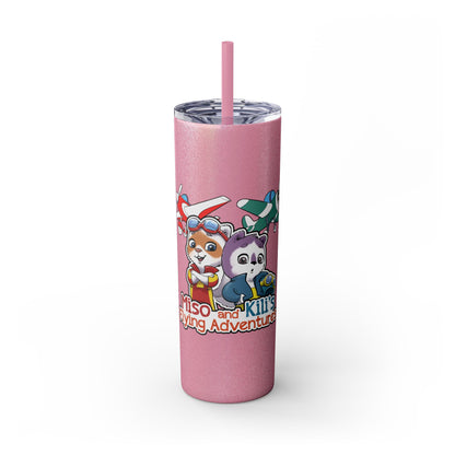 Miso and Kili Tumbler with Straw, 20oz