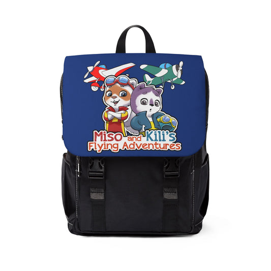 Blue Miso and Kili's Flying Adventure Backpack