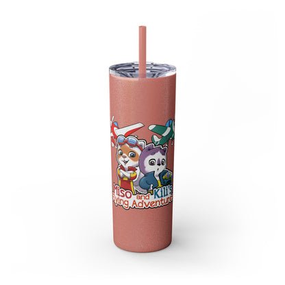 Miso and Kili Tumbler with Straw, 20oz